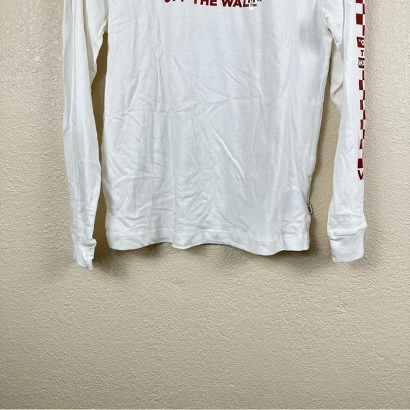 Vans Off the Wall Check Check Long Sleeve Shirt Size Small Women - Picture 4 of 10